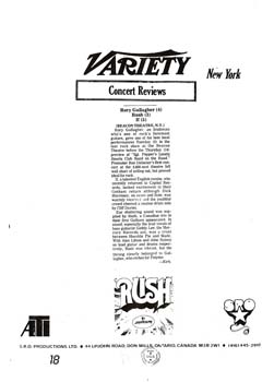The Spirit of Rush Fanzine - Issue #6 - Page 18