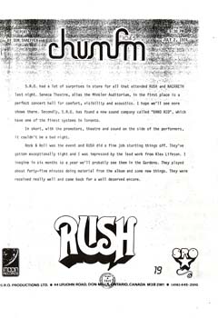 The Spirit of Rush Fanzine - Issue #6 - Page 19