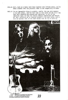 The Spirit of Rush Fanzine - Issue #8 - Page 33