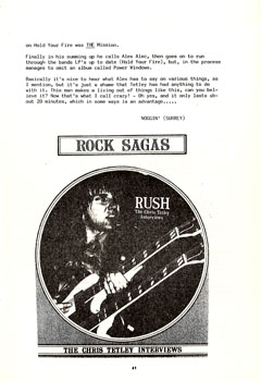 The Spirit of Rush Fanzine - Issue #12 - Page 41