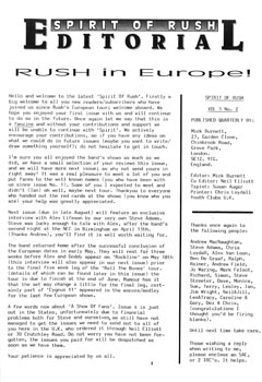 The Spirit of Rush Fanzine - Issue #18 - Page 3