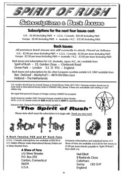 The Spirit of Rush Fanzine - Issue #18 - Page 54