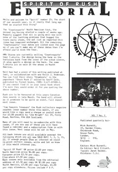 The Spirit of Rush Fanzine - Issue #25 - Page 3