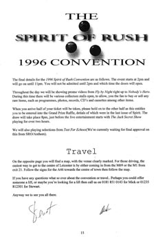 The Spirit of Rush Fanzine - Issue #34 - Page 15