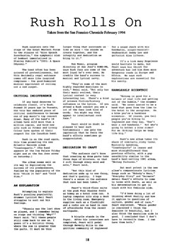 The Spirit of Rush Fanzine - Issue #34 - Page 18