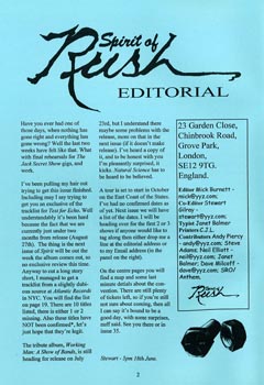 The Spirit of Rush Fanzine - Issue #34 - Page 2