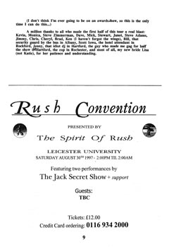 The Spirit of Rush Fanzine - Issue #38 - Page 9