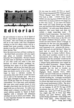 The Spirit of Rush Fanzine - Issue #42 - Page 2