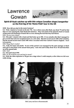 The Spirit of Rush Fanzine - Issue #45 - Page 21