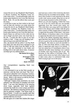 The Spirit of Rush Fanzine - Issue #49 - Page 14