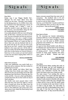 The Spirit of Rush Fanzine - Issue #53 - Page 3