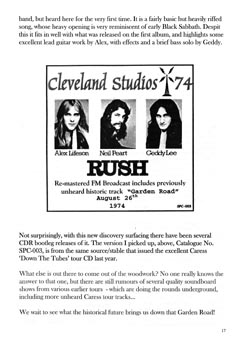 The Spirit of Rush Fanzine - Issue #56 - Page 17