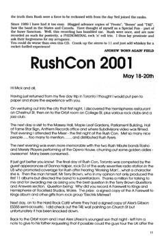 The Spirit of Rush Fanzine - Issue #57 - Page 13