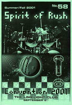 The Spirit of Rush Fanzine - Issue #58 - Page 1