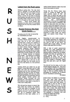 The Spirit of Rush Fanzine - Issue #58 - Page 3