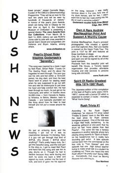 The Spirit of Rush Fanzine - Issue #64 (#69) - Page 4