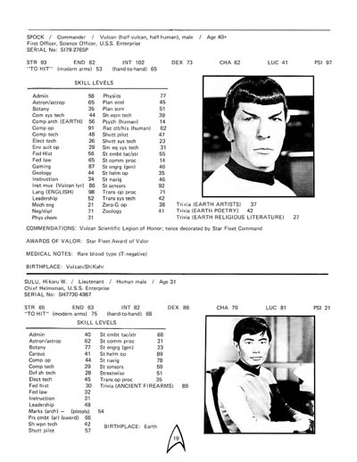 Star Trek: The Role Playing Game (FASA 2001)