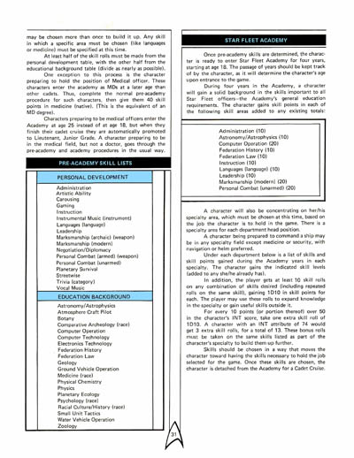 Star Trek: The Role Playing Game (FASA 2001)