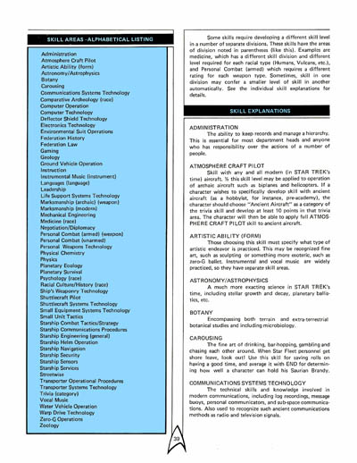 Star Trek: The Role Playing Game (FASA 2001)