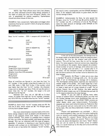 Star Trek: The Role Playing Game (FASA 2001)