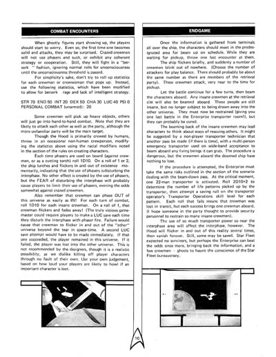 Star Trek: The Role Playing Game (FASA 2001)