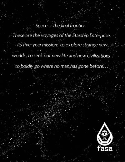 Star Trek: The Role Playing Game (FASA 2001)