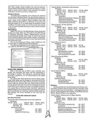 Star Trek: The Role Playing Game - Second Edition (FASA 2004)