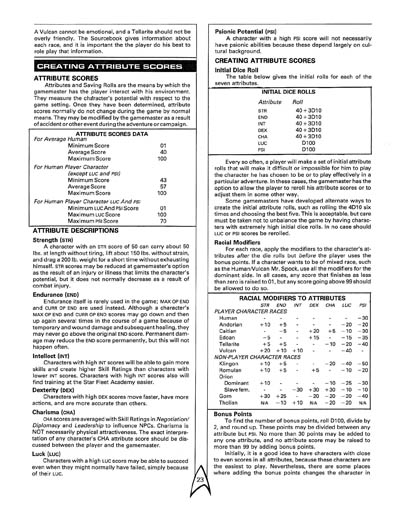 Star Trek: The Role Playing Game - Second Edition (FASA 2004)
