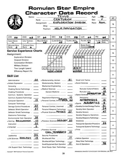 The Romulans (Starfleet Intelligence Manual & Game Operations Manual) (FASA 2005)