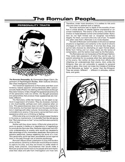 The Romulans (Starfleet Intelligence Manual & Game Operations Manual) (FASA 2005)