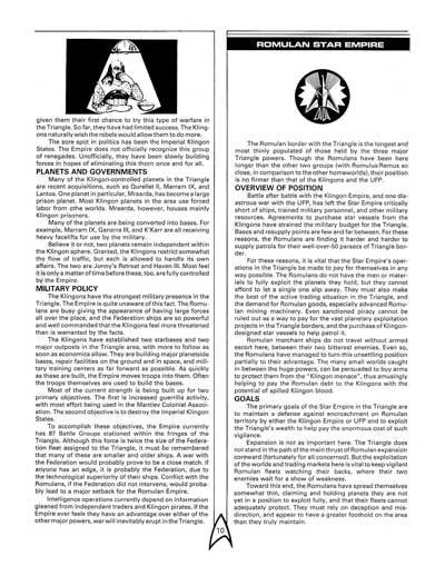 Star Trek RPG: The Triangle (FASA 2007)