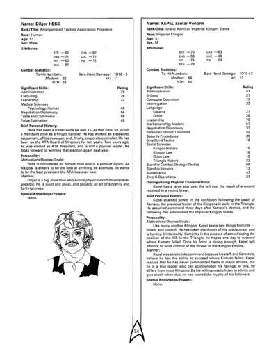 Star Trek RPG: The Triangle (FASA 2007)
