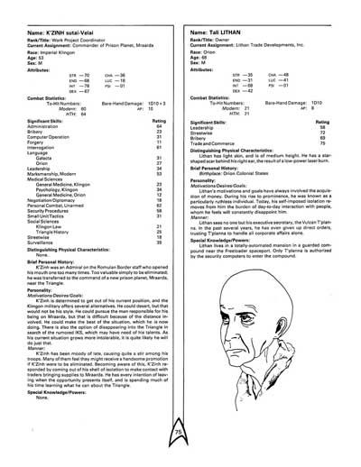Star Trek RPG: The Triangle (FASA 2007)