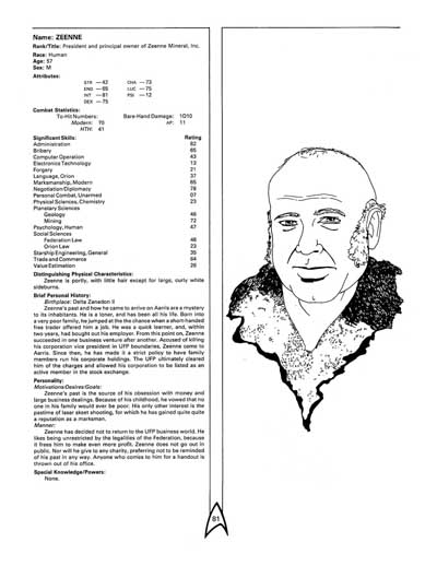 Star Trek RPG: The Triangle (FASA 2007)