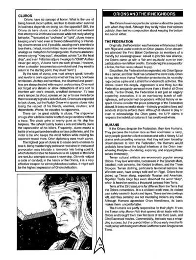 Star Trek RPG: The Orions - Book of Common Knowledge (FASA 2007)
