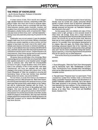 Star Trek RPG: The Orions - Book of Common Knowledge (FASA 2007)