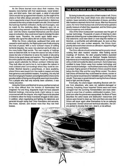 Star Trek RPG: The Orions - Book of Common Knowledge (FASA 2007)