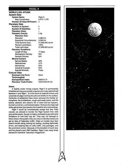 Star Trek RPG: The Orions - Book of Common Knowledge (FASA 2007)