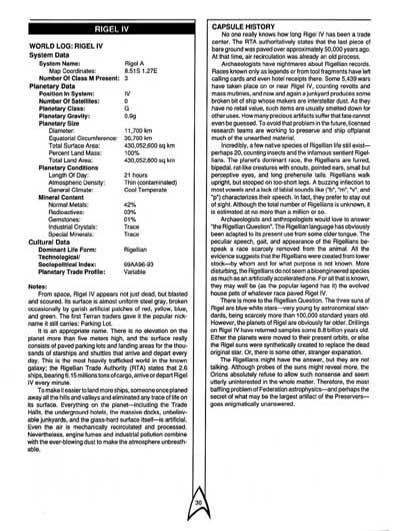 Star Trek RPG: The Orions - Book of Common Knowledge (FASA 2007)