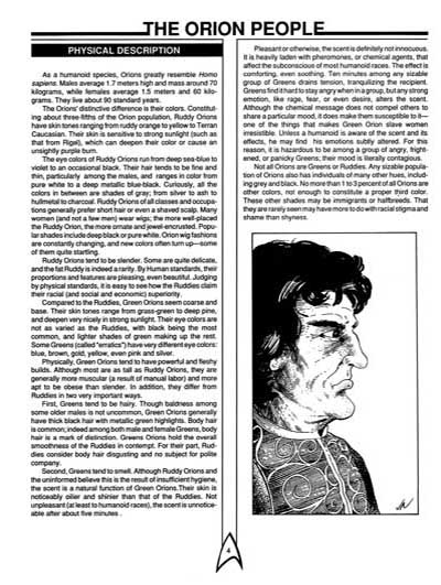 Star Trek RPG: The Orions - Book of Common Knowledge (FASA 2007)