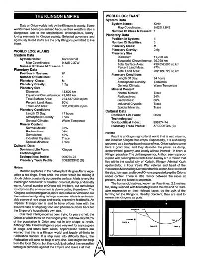 Star Trek RPG: The Orions - Book of Common Knowledge (FASA 2007)