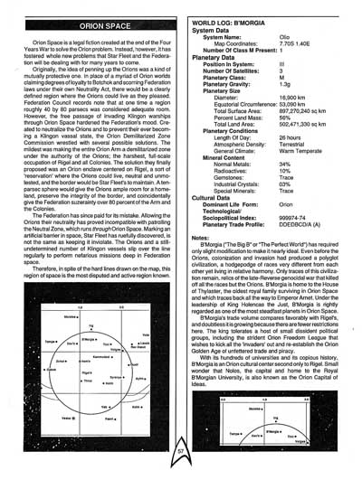 Star Trek RPG: The Orions - Book of Common Knowledge (FASA 2007)