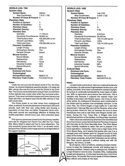 Star Trek RPG: The Orions - Book of Common Knowledge (FASA 2007)