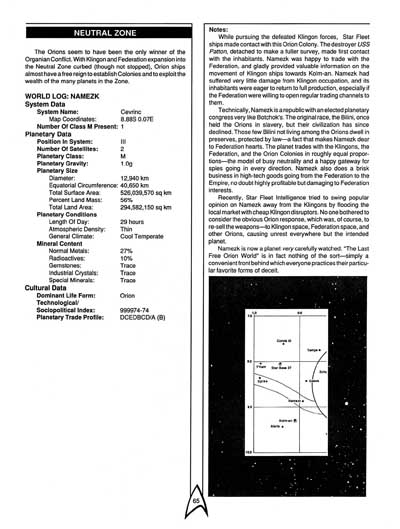 Star Trek RPG: The Orions - Book of Common Knowledge (FASA 2007)