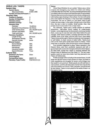 Star Trek RPG: The Orions - Book of Common Knowledge (FASA 2007)