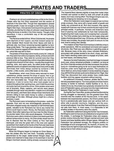 Star Trek RPG: The Orions - Book of Common Knowledge (FASA 2007)