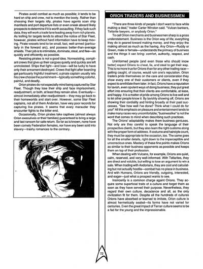 Star Trek RPG: The Orions - Book of Common Knowledge (FASA 2007)