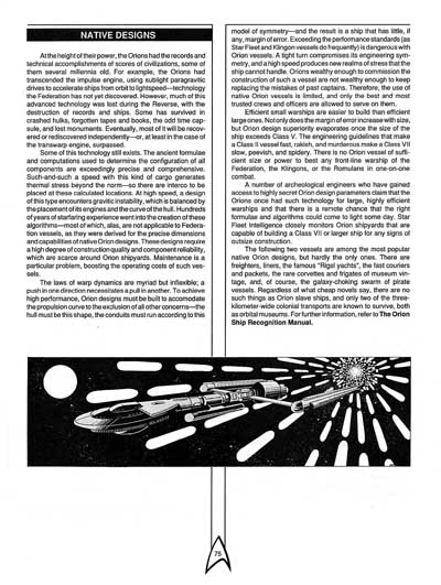 Star Trek RPG: The Orions - Book of Common Knowledge (FASA 2007)