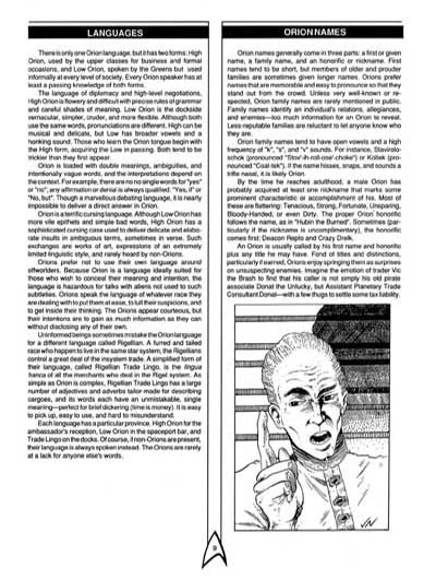 Star Trek RPG: The Orions - Book of Common Knowledge (FASA 2007)