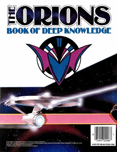 Star Trek RPG: The Orions - Book of Deep Knowledge (FASA 2007)